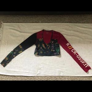 Compresor reebok Crossfit crop top